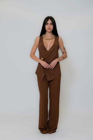 KOCCA blusa incrocio KOCCA ate