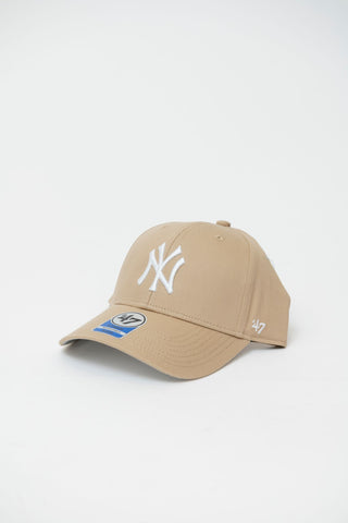 Cappello con visiera '47 MVP New York Yankees League Essential  begie per bambina bambino forty seven 47 B-RAC17CTP-KH KIDS