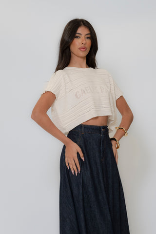 Gaelle Paris Maglia crop GAELLE PARIS gaabw04238