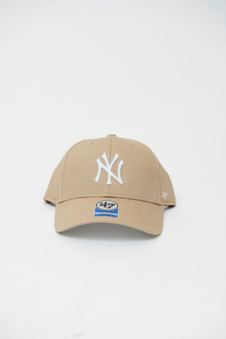 Cappello con visiera '47 MVP New York Yankees League Essential  begie per bambina bambino forty seven 47 B-RAC17CTP-KH KIDS