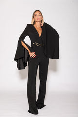 elettra_t nero - tuta elegante - ALMA SANCHEZ