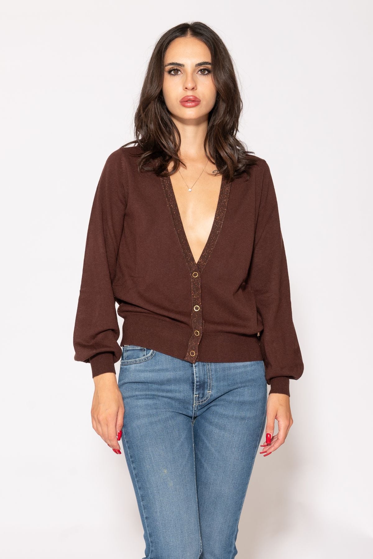 valrionmarrone - cardigan - KOCCA