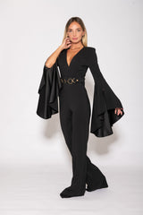 elettra_t nero - tuta elegante - ALMA SANCHEZ