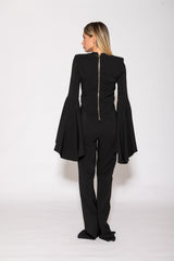 elettra_t nero - tuta elegante - ALMA SANCHEZ